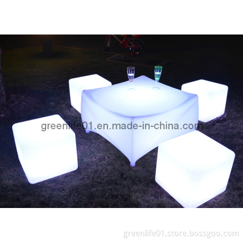 Glowing Table in RGB, LED Bar Furniture for KTV, Bar, Party, Hotel, Coffee House